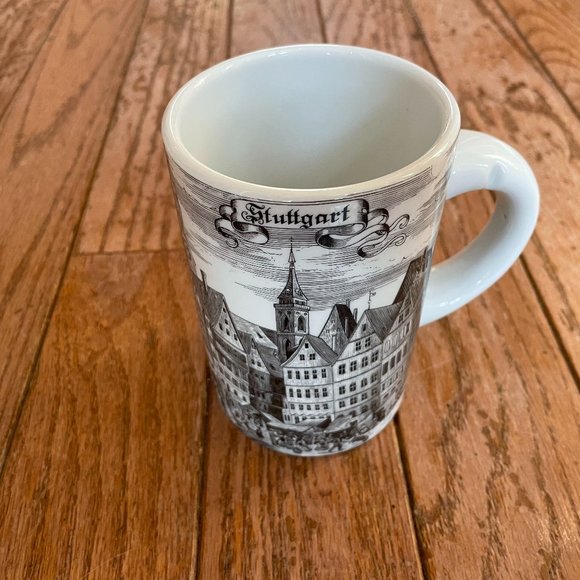 Vintage "Stuttgart" Beer Stine / Heavy Ceramic Mug - Picture 1 of 2